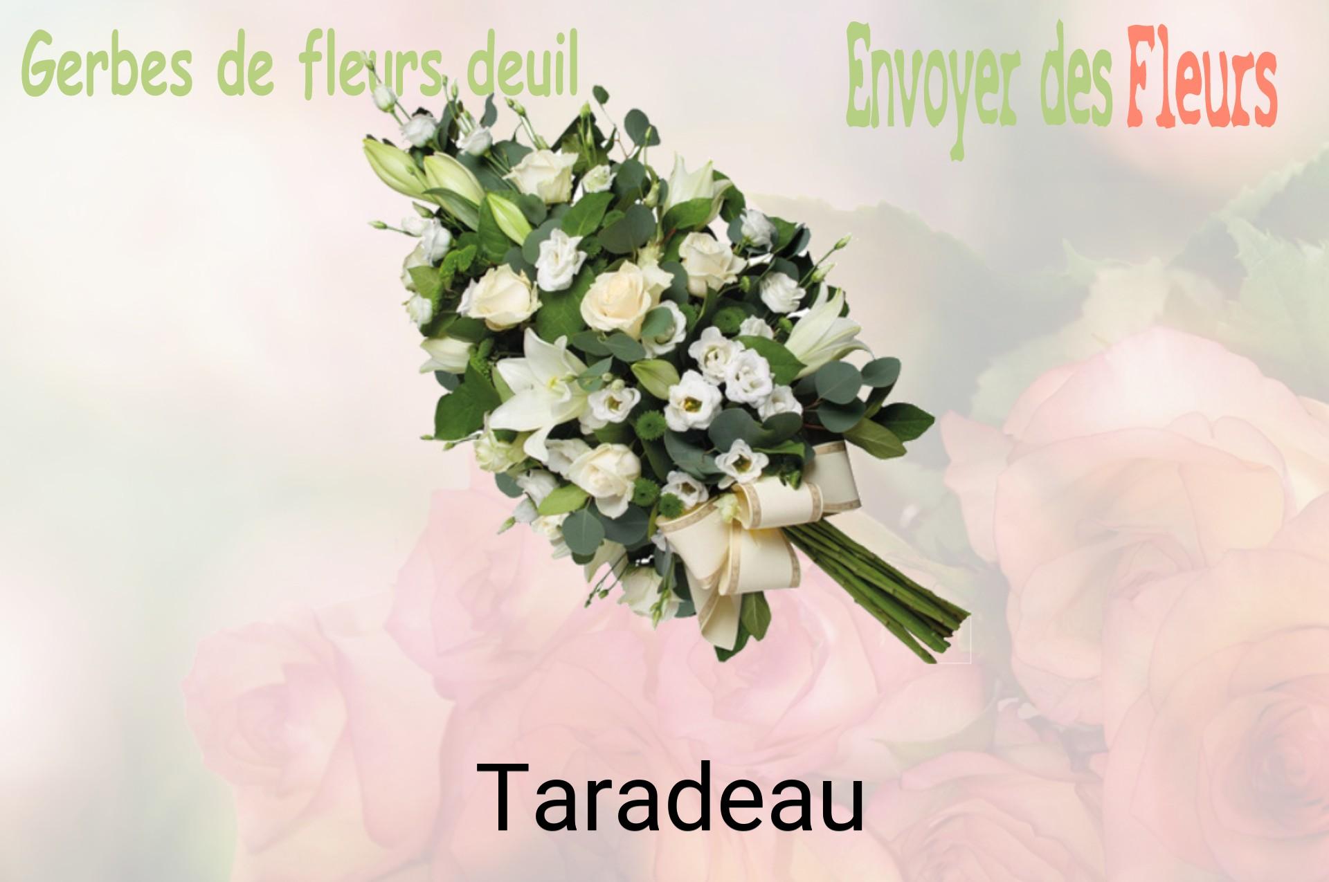 Gerbe de fleurs de deuil livrée à Taradeau